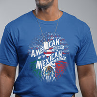 American Grown With Mexican Roots T Shirt - Wonder Print Shop