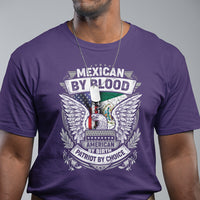Mexican By Blood American By Birth Patriot By Choice T Shirt - Wonder Print Shop
