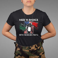 Made In America with Mexican Parts T Shirt - Wonder Print Shop