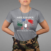 Made In America with Mexican Parts T Shirt - Wonder Print Shop