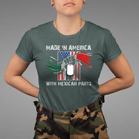 Made In America with Mexican Parts T Shirt - Wonder Print Shop