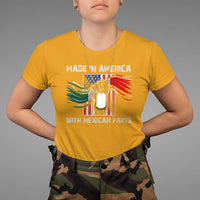 Made In America with Mexican Parts T Shirt - Wonder Print Shop