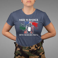Made In America with Mexican Parts T Shirt - Wonder Print Shop