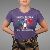 Made In America with Mexican Parts T Shirt - Wonder Print Shop