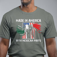 Made In America with Mexican Parts T Shirt - Wonder Print Shop