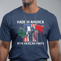 Made In America with Mexican Parts T Shirt - Wonder Print Shop