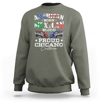 American Born Mexican Blood Proud Chicano Culture Lowrider Sweatshirt - Wonder Print Shop