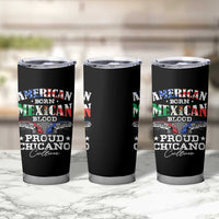 American Born Mexican Blood Proud Chicano Culture Lowrider Tumbler Cup