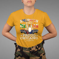 American Born Mexican Blood Proud Chicano Culture Lowrider T Shirt - Wonder Print Shop