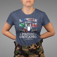 American Born Mexican Blood Proud Chicano Culture Lowrider T Shirt - Wonder Print Shop