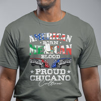 American Born Mexican Blood Proud Chicano Culture Lowrider T Shirt - Wonder Print Shop