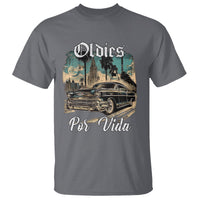 Oldies Por Vida Vintage Car Lowrider Mexican Chicano Chicana T Shirt - Wonder Print Shop