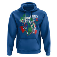 Mexican Soccer Fan Hoodie Vamos Mexico Flag Tiger - Wonder Print Shop