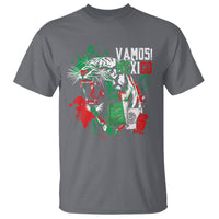 Mexican Soccer Fan T Shirt Vamos Mexico Flag Tiger - Wonder Print Shop