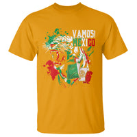 Mexican Soccer Fan T Shirt Vamos Mexico Flag Tiger - Wonder Print Shop