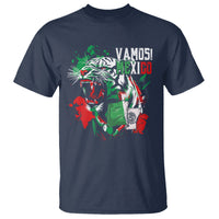 Mexican Soccer Fan T Shirt Vamos Mexico Flag Tiger - Wonder Print Shop