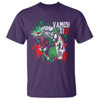 Mexican Soccer Fan T Shirt Vamos Mexico Flag Tiger - Wonder Print Shop