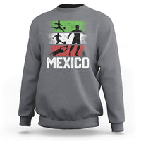 Mexican Soccer Fan Sweatshirt Mexico Flag Football Team - Wonder Print Shop