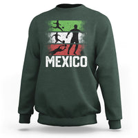 Mexican Soccer Fan Sweatshirt Mexico Flag Football Team - Wonder Print Shop