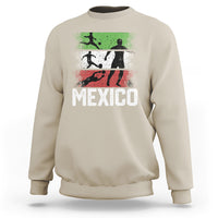 Mexican Soccer Fan Sweatshirt Mexico Flag Football Team - Wonder Print Shop