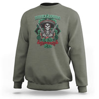 Tequila Bandido Funny Drinking Mexican Skeleton Sombrero Sweatshirt - Wonder Print Shop