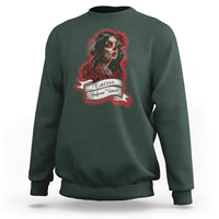Tacos Before Vatos Chicana Chola Taco Lover Sweatshirt - Wonder Print Shop