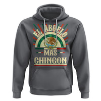 El Abuelo Mas Chingon Mexican Grandpa Mexico Father's Day Hoodie - Wonder Print Shop