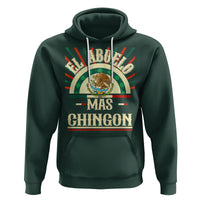 El Abuelo Mas Chingon Mexican Grandpa Mexico Father's Day Hoodie - Wonder Print Shop