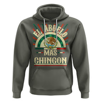 El Abuelo Mas Chingon Mexican Grandpa Mexico Father's Day Hoodie - Wonder Print Shop
