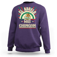 El Abuelo Mas Chingon Mexican Grandpa Mexico Father's Day Sweatshirt - Wonder Print Shop