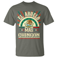 El Abuelo Mas Chingon Mexican Grandpa Mexico Father's Day T Shirt - Wonder Print Shop