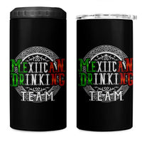 Mexican Drinking Team 4 in 1 Can Cooler Tumbler Funny Mexico Flag Beer Party