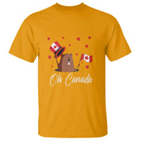 Cute Groundhog Happy Canada Day T Shirt - Wonder Print Shop