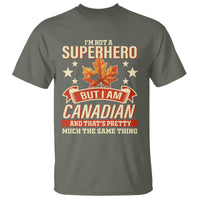 I'm Not A Superhero But I Am Canadian T Shirt - Wonder Print Shop