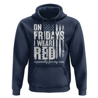 Red Friday Hoodie On Friday I Wear Red Especially For My Son - Wonder Print Shop