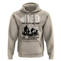 Red Friday Hoodie Until They Come Home Stand For Those Who Keep Us Free - Wonder Print Shop