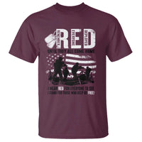 Red Friday T Shirt Until They Come Home Stand For Those Who Keep Us Free - Wonder Print Shop