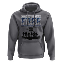 Red Friday Hoodie Your Freedom Wasn't Free Remember Everyone Deployed - Wonder Print Shop