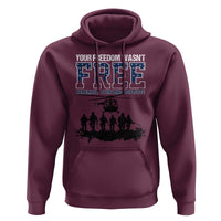 Red Friday Hoodie Your Freedom Wasn't Free Remember Everyone Deployed - Wonder Print Shop