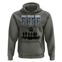 Red Friday Hoodie Your Freedom Wasn't Free Remember Everyone Deployed - Wonder Print Shop