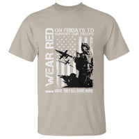 Red Friday T Shirt I Wear Red Support Our Troops Remember Everyone Deployed - Wonder Print Shop