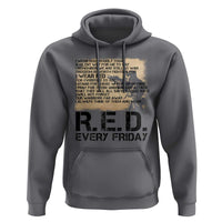 Red Friday Hoodie Remember The Deployed Military Troops Poem - Wonder Print Shop