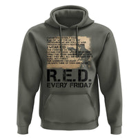 Red Friday Hoodie Remember The Deployed Military Troops Poem - Wonder Print Shop