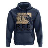 Red Friday Hoodie Remember The Deployed Military Troops Poem - Wonder Print Shop