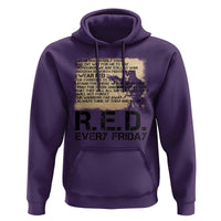 Red Friday Hoodie Remember The Deployed Military Troops Poem - Wonder Print Shop