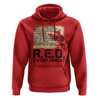 Red Friday Hoodie Remember The Deployed Military Troops Poem - Wonder Print Shop