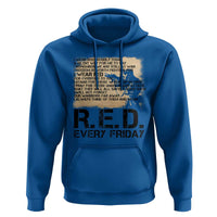 Red Friday Hoodie Remember The Deployed Military Troops Poem - Wonder Print Shop