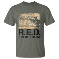 Red Friday T Shirt Remember The Deployed Military Troops Poem - Wonder Print Shop