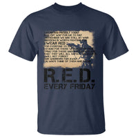 Red Friday T Shirt Remember The Deployed Military Troops Poem - Wonder Print Shop