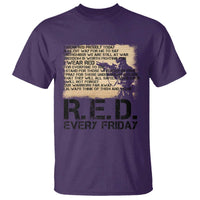 Red Friday T Shirt Remember The Deployed Military Troops Poem - Wonder Print Shop